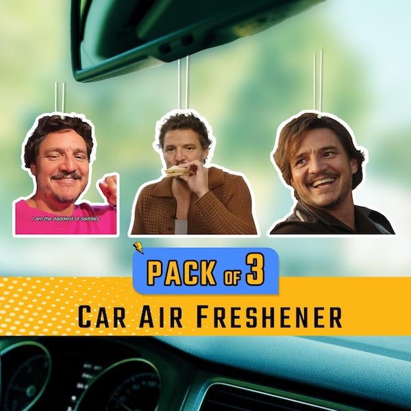 Zaddy Daddy Pedro Pascal Car Air Freshener