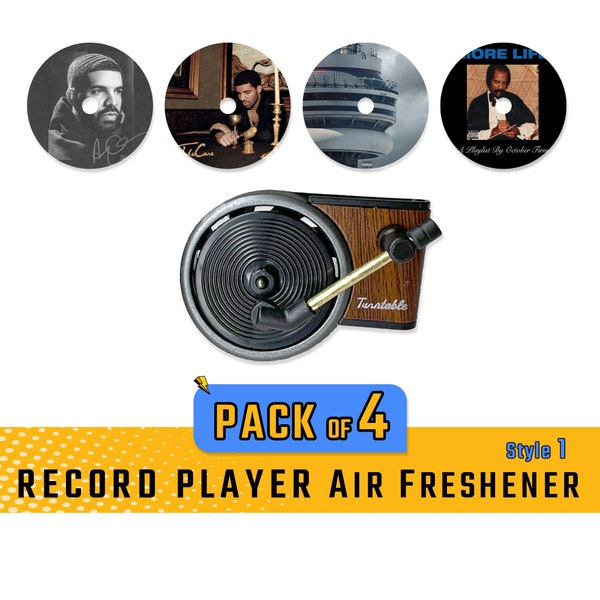 Record Player Car Air Freshener Rap Etsy