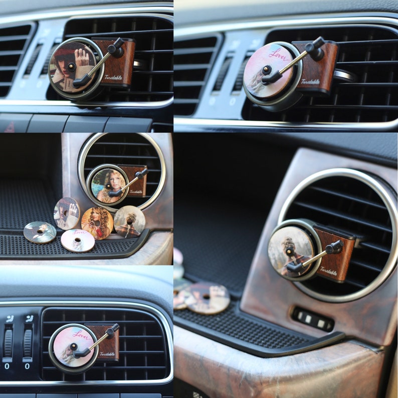 Pop Car Air Freshener Album CUSTOM Auto Record Player Car Vent Clip Etsy
