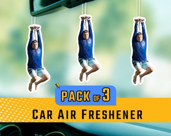 Tim Robinson on a Zipline Meme Car Air Freshener