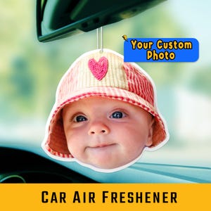 Photo Car Air Freshener, Personalized Gift, Custom photo Car Air Freshener, custom air freshener for car, Custom Car Freshies