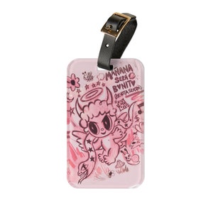 Karol G luggage Tag, luggage tag, bichota season merchandise, Karol G merch, manana sera bonito tour, Karol G fans.
