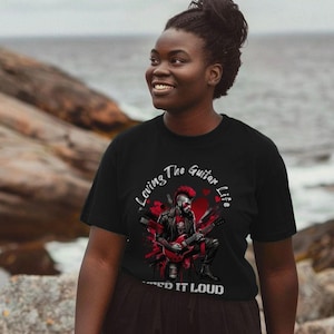Loving The Guitar Life T-Shirt: Punk Rock Organic Cotton Tee