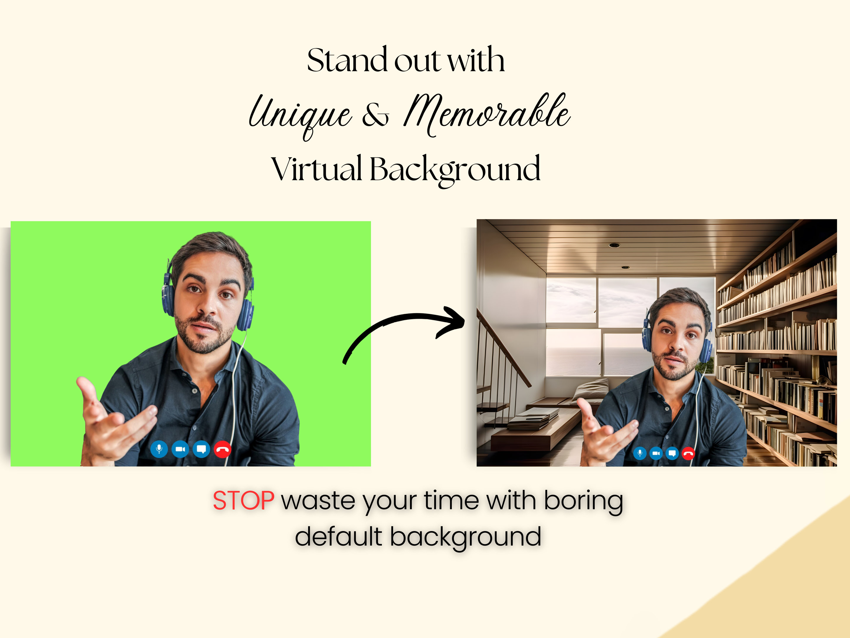 Zoom Virtual Green Screen Zoom Blur Blurry Zoom Backdrop Office