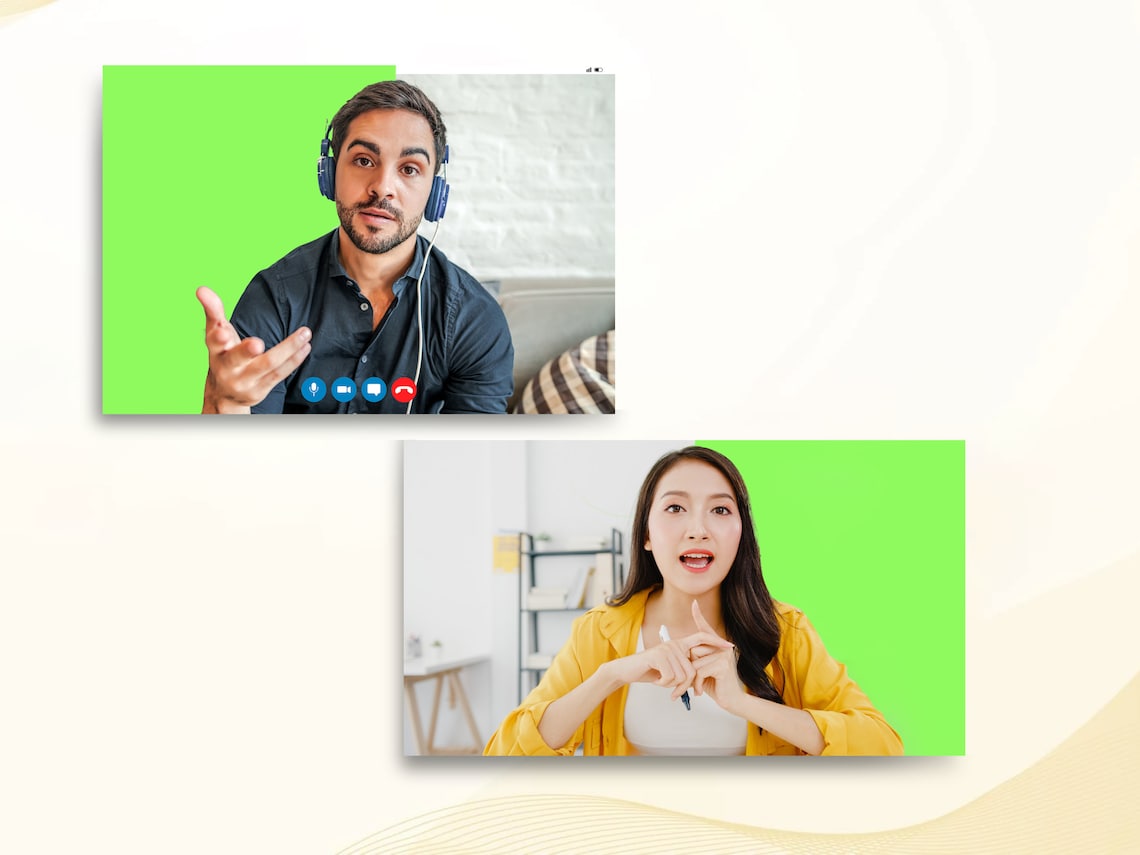 Zoom Virtual Green Screen Zoom Blur Blurry Zoom Backdrop Office