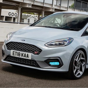 Ford Fiesta Mk8 ST & ST Line Transparent Colour Fog Light Covers Tint Protectors - Blue Colour