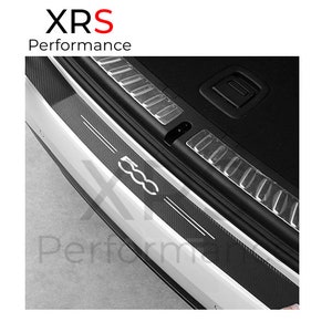 Fiat 500 595 695 500X 500L Boot Sill Lip Protector Anti Scuff Carbon Fiber - Free Shipping