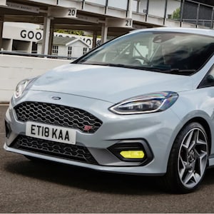 Ford Fiesta Mk8 ST & ST Line Transparent Colour Fog Light Covers Tint Protectors - Yellow Colour - Rally Style