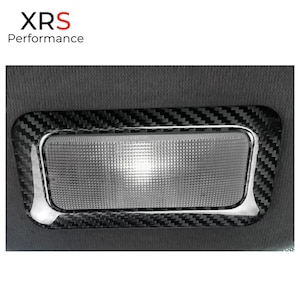 Fiat 500 & Abarth Interior Light Surround Gloss Carbon Fibre - Abarth 595 - 695 - 595C - Trofeo - Competition