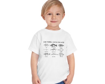 Gone Fishing Toddler Tee