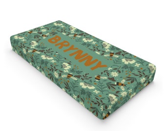 Buzzing Bees Changing Pad Cover