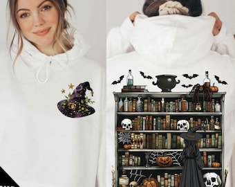 Halloween Library Png, Ghost Books Halloween Png, Teacher Halloween png, Book Lover shirt, Halloween Reading png, Book Club, Halloween Ghost