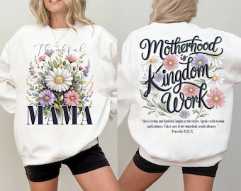 Christian Mom png, Mutterschaft ist Königreich Arbeit Png, Retro Christian MomPng, Christian Retro Png, Christian Muttertag Png, Bibel Vers Png