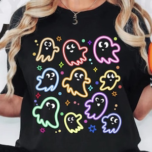 Halloween Ghost Neon png, Coquette Halloween Neon Png, Halloween Mama Png, Spooky Season Png, Social Club Png, Girly Coquette Bow Png