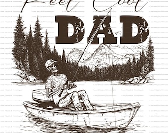 Bobine cool papa Png Svg, papa pêcheur, père Noël, conception drôle de papa, chemise père, papa Png, cadeau fête des pères, conception Png pêche, papa Svg