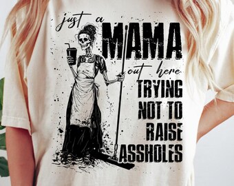 Just A Mom Out here png Svg, Funny Mom Png Svg, Sassy Mama png, Motherhood png, checkered mama png, Trendy Mama png, Mother's Day gift