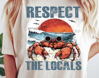 Rispetto per la gente del posto PNG, Maglietta con vibrazioni estive PNG, Maglietta con design di tartaruga marina a pennellate PNG, Costiera PNG, Citazione da spiaggia PNG, Spiaggia estiva PNG