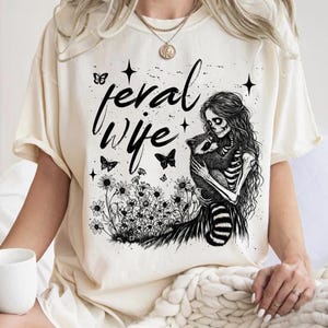Feral Wife Raccoon Png Svg, feral wife svg, funny wife svg, sarcastic png, Raccoon Png Svg, funny cricut cut file and sublimation