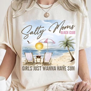The Beach Club Shirt Png, Trendy Summer Png, Aesthetic Beach Shirt Design, Retro Beach Girl Png, Funny Sarcastic Mom Design, Mother&#39;s Day