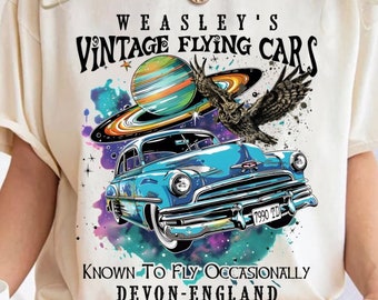 Wizard Flying Car png, Vintage Flying Cars png, Bookish Png, Universal Fan Png, Book Png