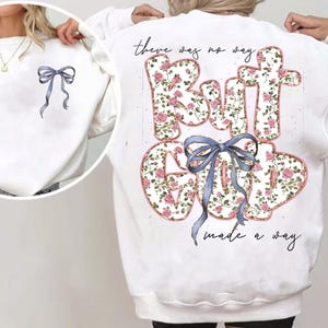 Preppy Floral But God PNG, Christian Png, Glitter Flower, Bible Jesus Design, God png, Vintage Spirit Religious Png, Digital Sublimation Art