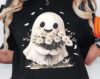 Floral Smiley Face Png, Fall Png, Fall Boo png, Thanksgiving png, Autumn png, Boo Png, Pumpkins, Boho png, Floral png, Spooky Season Png