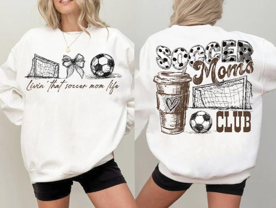 Soccer Moms Club PNG, Livin' that soccer mom life Png, Glitter Soccer PNG, Soccer Mama Png, Soccer Png, Soccer Shirt Design, Game Day Png