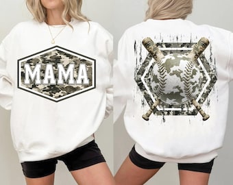 Camo Baseball Png, Retro Camo Mama Png, Boy Camo baseball design, home plate and bat sublimation design, Baseball Game Day Png