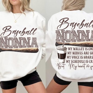 Nonna de béisbol, mi billetera está vacía, Png, Nonna de béisbol, Vibraciones de béisbol, Png de béisbol, Mamá de béisbol divertida, Png, Game Day Touch Down