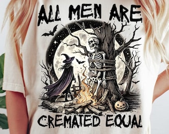 Cremated Men PNG, Retro Spooky Shirt PNG, Woman png, Feminist Halloween Sublimation, Funny Woman Halloween png, Trending, Funny Fall Design