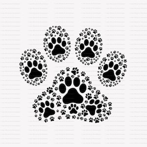 Paw Print Png Svg, dog Paw SVG, Dog Svg, Paw Svg, Animal Paw Svg, cat Paw Svg, Dog Paw Print Cut File, Paw Print Cut File, Animal Print Svg