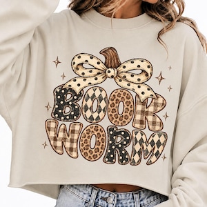 Book Worm Pumpkin Fall Reading Png, Coquette Bow Book Lover Png, Leopard Plaid Autumn Teacher Png, Vintage Bookish Fall Png