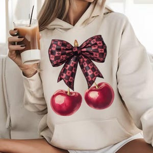 Cherry Coquette Png, Valentine Coquette Png, Valentines Png, Cherry Bow Png, Valentines Bow Png, Love You Cherry Much Png, Cheetah Bow Png