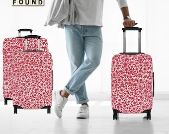 Stretchy protective luggage cover for travel bag suitcase or carry on. Protect your travel gear in style and stand out in the crowd
