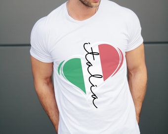 Fun T-shirt with Italian theme for Italy vacation shirt. Tshirt for men or women, funny tee, classic casual fit day or night tshirt wear