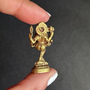 Brass Ganesha Idol, Lord Ganesh Murti for Puja, Ganpati Statue for Home Mandir Decor, Hindu God Ganesha Sculpture, Spiritual Gift image 11