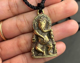 Colgante Lord Ganesha hecho a mano Ganpati Vinayaka regalo de joyería espiritual hindú