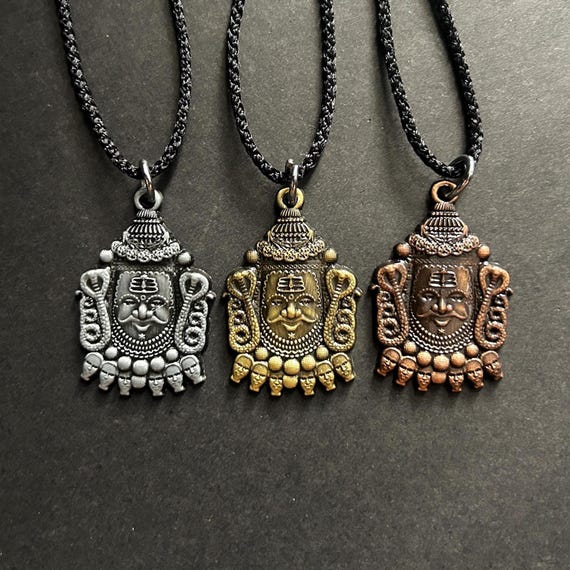 Ujjain Mahakal Shivling Pendant Lord Shiva Necklace Mahadev