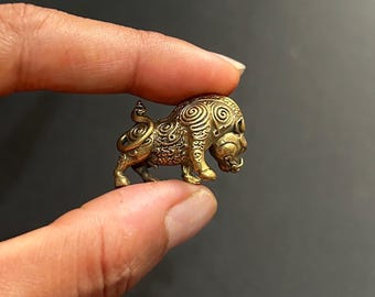 Thai King Bore Brass Amulet Rare Spiritual Protection Talisman King Bore Thai Amulet Magic Life Protection Lucky Charm Thai Buddhist Amulet