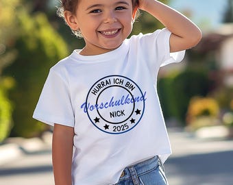 Personalized preschooler T-shirt with name & date, daycare shirt, daycare 2026 gift, gift for boys and girls, preschooler