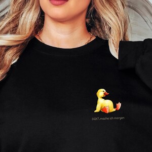 Idea de regalo divertida, regalo divertido de camiseta, regalo para novia, sudadera con capucha con cita divertida, camisa de pato divertida, camisa de pato divertida para ella