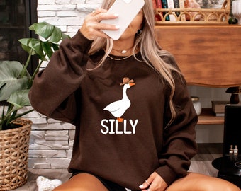 Goose silly sweatshirt, funny goose t-shirt, goose hoodie, sweatshirt animals, funny shirt goose, t-shirt geese, sweater goose