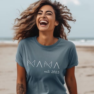 Cool mom T-shirt personalized, hoodie mom name date, mom sweatshirt gift birth, gift mother, mom birth year, sweater mom