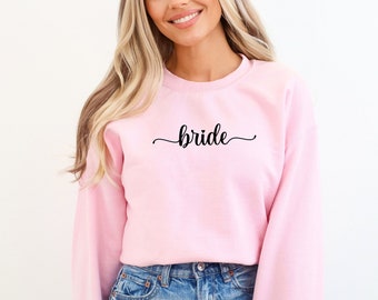 Minimalistisches braut Tshirt, miniamlist bride sweatshirt, trendy Braut Geschenk Hochzeit, JGA Geschenk, Braut Pulli, Hoodie herz elegant