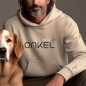 Bester Onkel T-Shirt personalisiert mit Name und Jahreszahl, Onkel T-Shirt Geschenk, werdender Onkel Ankündigung, Cooles Onkel Sweatshirt