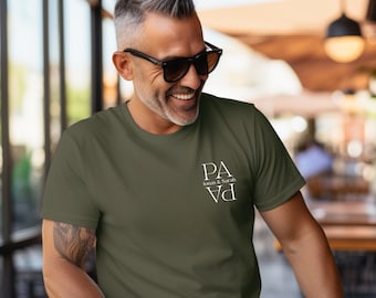 Papa T-Shirt personalisiert mit Name und Jahreszahl, Vater T-Shirt Geschenk, werdender Papa Ankündigung, Vatertag, Cooles Papa Sweatshirt