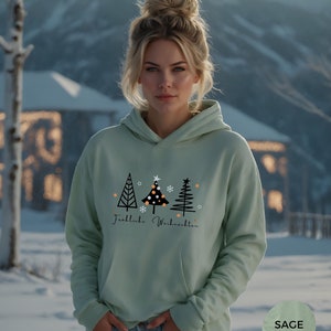 Besinnliche Weihnachten Hoodie, Cottagecore Winter, nordic Sweater Winter, unisex Pullover, Christmas Sweatshirt minimalistisch