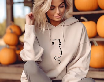 CAT MOM Hoodie personalized, T-shirt with cat name, cat owner personalized gift, pet lover, cat mom sweater