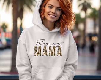 Minimalistisches  betende Mama Shirt, Mama Pullover christlich, praying mama, Muttertag, Mama hoodie beten, muslimisch, shirt gläubig