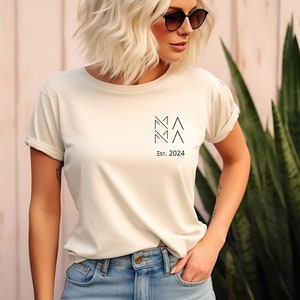 Cool mom T-shirt personalized, hoodie mom name date, mom sweatshirt gift birth, gift mother, mom birth year, sweater mom